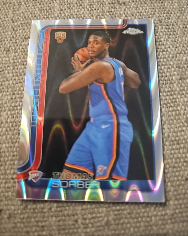 2025-26 Topps Chrome #265 Thomas Sorber Rookie — front