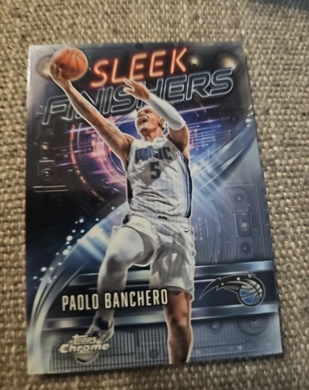 2025-26 Topps Chrome Sleek Finishers #SF-3 Paolo Banchero — front