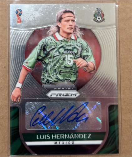 2018 Panini Prizm World Cup Soccer Autograph #S-LH Luis Hernandez — front