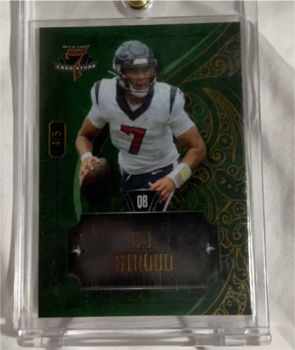 2023 Wild Card 7 Card Stud #7CHR-15 C.J. Stroud — front