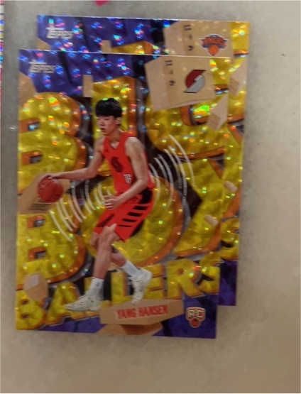 2025-26 Topps #BB-16 Yang Hansen Big Box Ballers — front