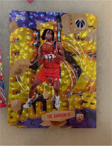 2025-26 Topps Flagship Basketball #BB-6 Tre Johnson III — front