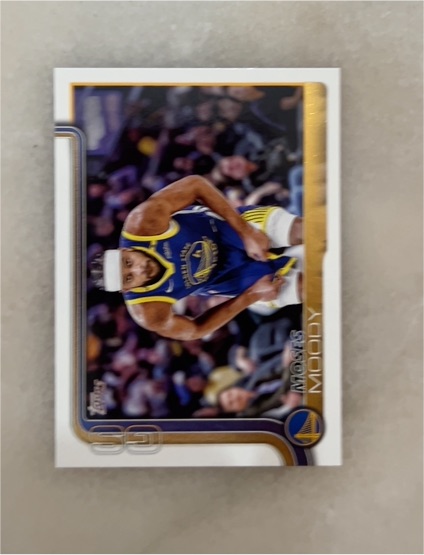 2025 Topps Basketball #140 Moses Moody — front