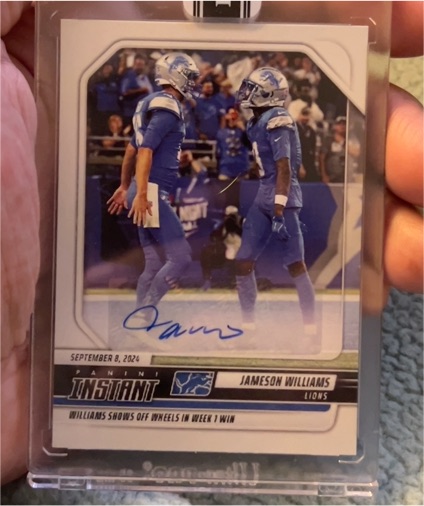 2024 Panini Instant #32 Jameson Williams — front