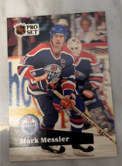 1991-92 Pro Set #74 Mark Messier — front