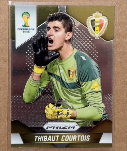 2014 Panini Prizm FIFA World Cup Brazil #18 Thibaut Courtois — front