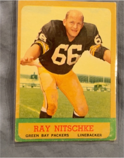 1963 Topps #96 Ray Nitschke — front