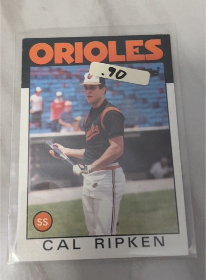 1986 Topps #340 Cal Ripken — front