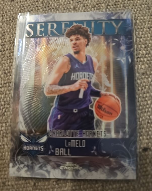 2025 Topps Chrome #SY-8 LaMelo Ball Serenity Insert — front