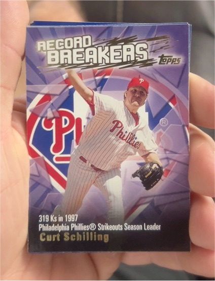 2003 Topps Record Breakers #RB-CS Curt Schilling — front
