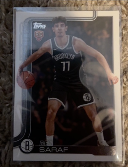 2025-26 Topps #226 Ben Saraf — front