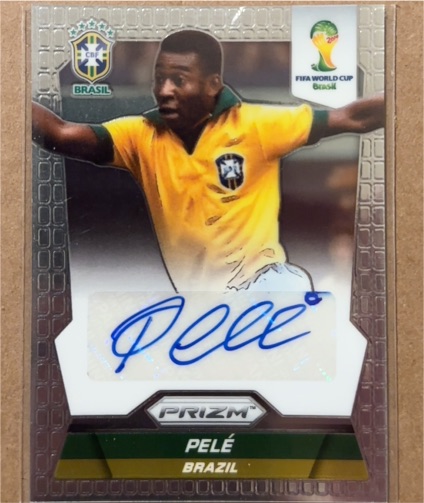 2014 Panini Prizm World Cup Signatures #SPEL Pelé — front