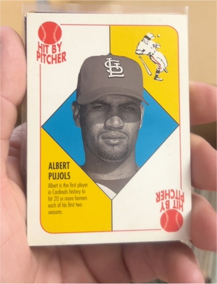 2002 Topps Play Ball Hit By Pitcher #HBP Albert Pujols — front
