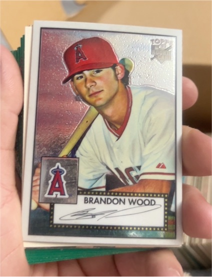 2007 Topps '52 Chrome #42 Brandon Wood — front