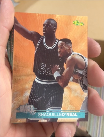 1995 Classic Images #37 Shaquille O'Neal — front