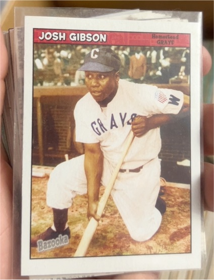 2006 Topps Bazooka #1 Josh Gibson — front