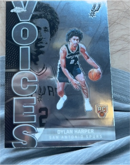 2025-26 Topps Chrome #VS-7 Dylan Harper Voices Rookie — front
