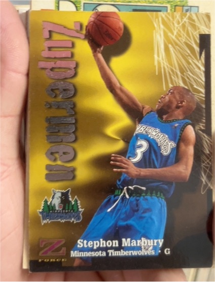 1997-98 SkyBox Z-Force #200 Stephon Marbury — front