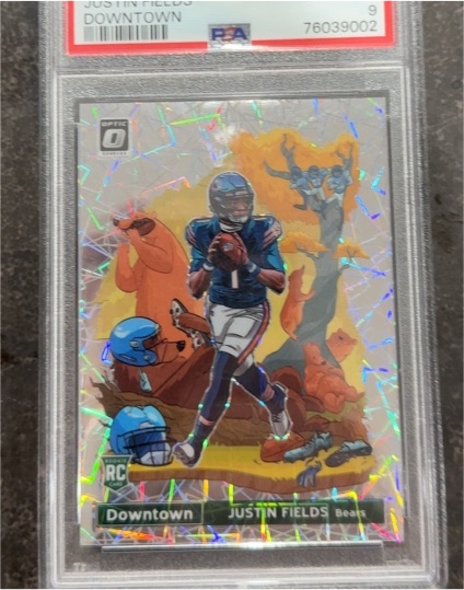 2021 Donruss Optic Downtown #DT39 Justin Fields — front