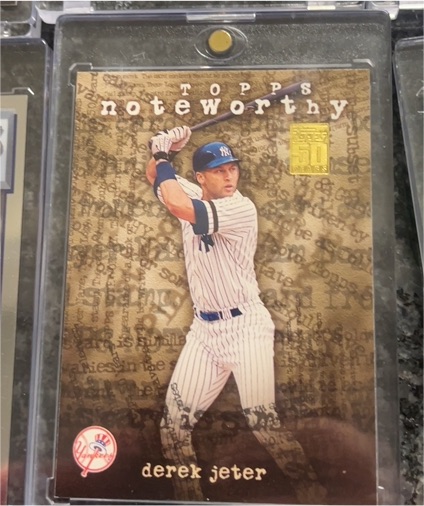 2001 Topps Noteworthy #TN2 Derek Jeter — front
