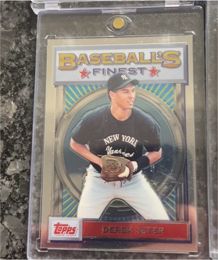 1993 Topps Finest #F01 Derek Jeter — front