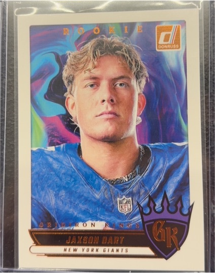 2025 Panini Donruss Gridiron Kings #RGK-JDT Jaxson Dart — front