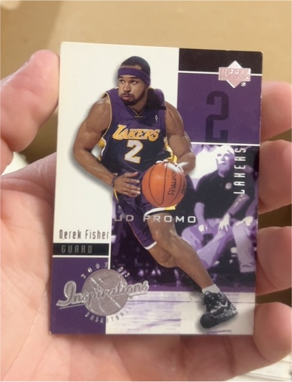 2002-03 Upper Deck Inspirations #38 Derek Fisher — front