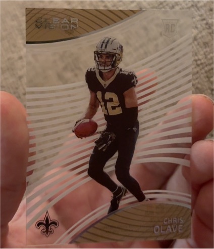 2022 Panini Chronicles Clear Vision #CVR-5 Chris Olave — front