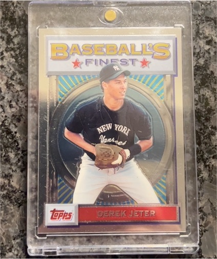 1993 Topps Finest #5 Derek Jeter — front