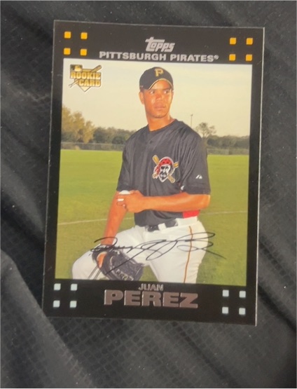 2007 Topps #633 Juan Perez — front