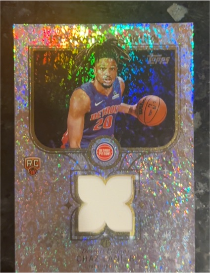 2025-26 Topps Franchise Fabrics #FF-CL Chaz Lanier — front