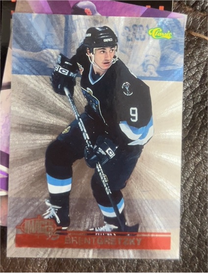 1995 Classic Images #116 Brent Gretzky — front