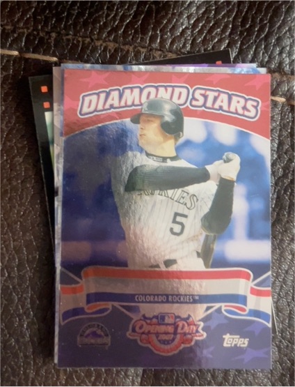 2007 Topps Opening Day Diamond Stars #DS16 Colorado Rockies Player — front