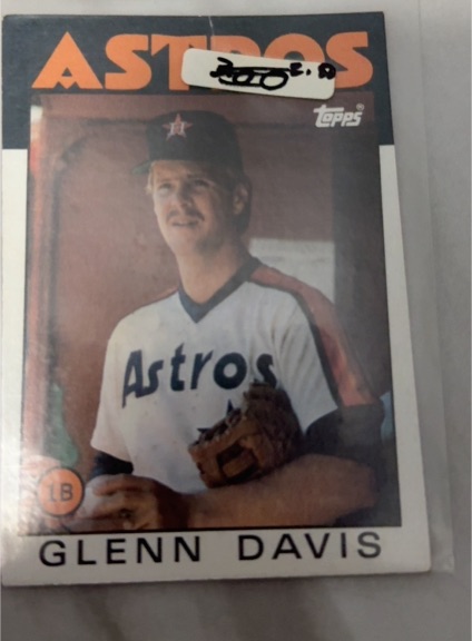 1986 Topps #389 Glenn Davis — front