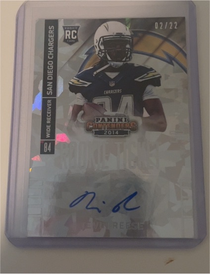 2014 Panini Contenders Playoff Ticket #84 Tevin Reese — front
