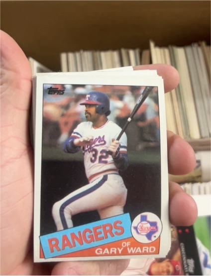 1985 Topps #414 Gary Ward — front