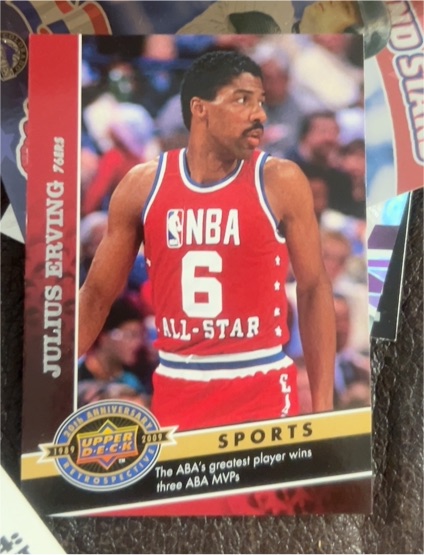 2009 Upper Deck 20th Anniversary Retrospective #561 Julius Erving — front