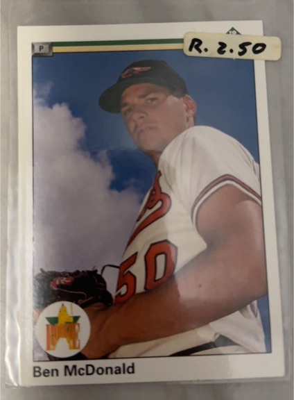 1990 Upper Deck #54 Ben McDonald — front
