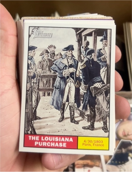2009 Topps American Heritage #107 The Louisiana Purchase — front