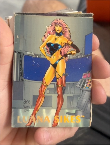 1993 Dynamic Entertainment The Creators Universe #045 Luana Sikes — front