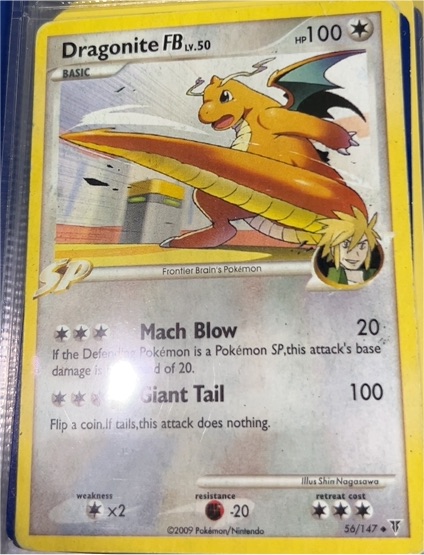 2009 Pokémon Supreme Victors #56 Dragonite FB — front