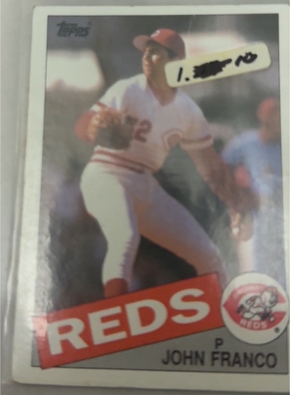 1985 Topps #417 John Franco — front