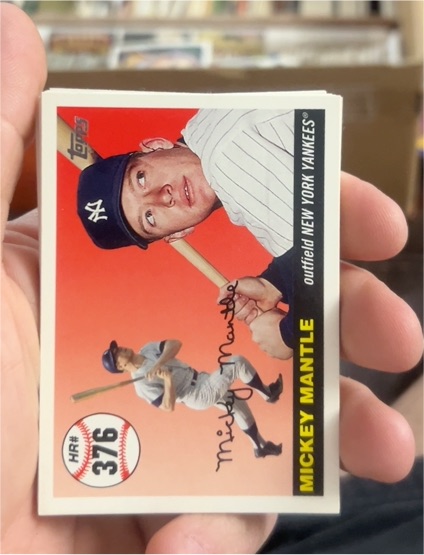 2007 Topps Baseball Mickey Mantle Home Run History #MHR376 Mickey Mantle — front