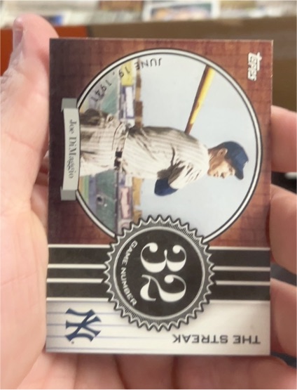 2007 Topps #JD32 Joe DiMaggio Joe DiMaggio: The Streak — front