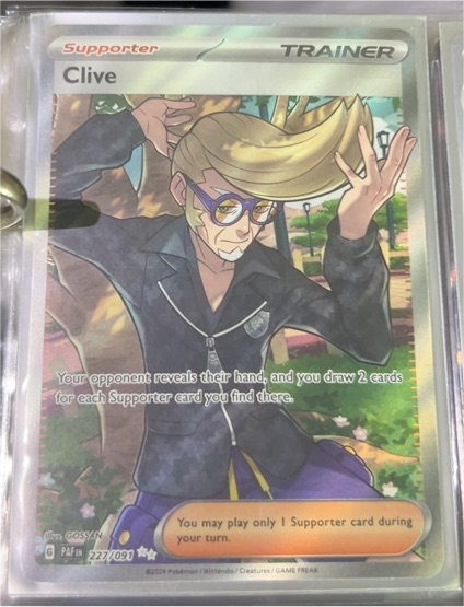 2024 Pokémon Scarlet & Violet: Paldean Fates #227 Clive — front