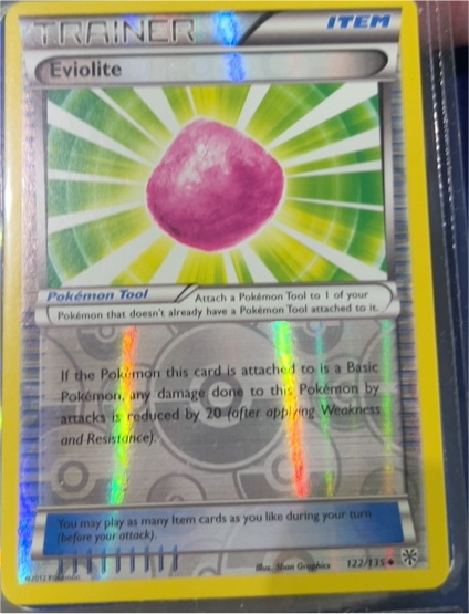 2012 Pokémon Black & White Plasma Storm #122 Eviolite — front