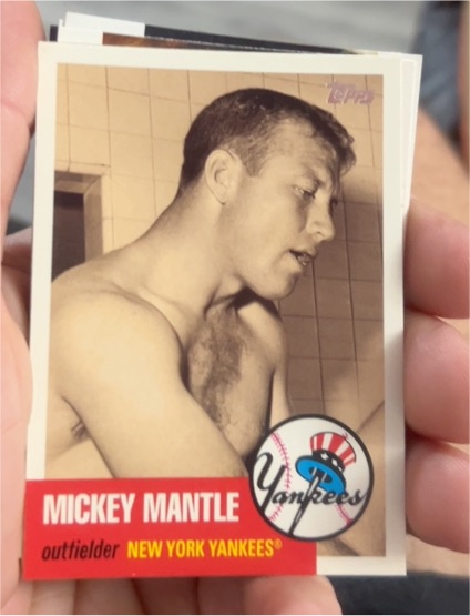 2007 Topps #MMS17 Mickey Mantle — front