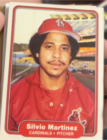 1982 Fleer #122 Silvio Martinez — front
