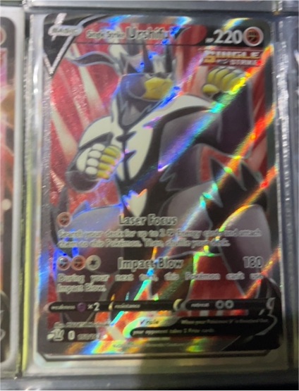 2021 Pokemon TCG Battle Styles #150 Single Strike Urshifu V — front