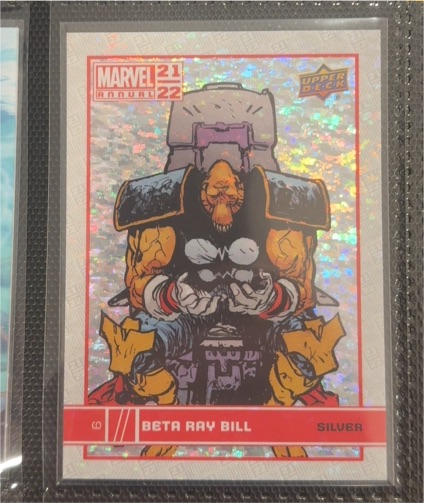 2021-22 Upper Deck Marvel Annual #6 Beta Ray Bill Silver — front